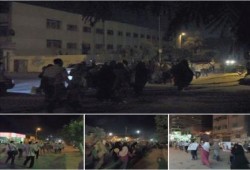 مسيرة ليلية بحلوان تنديدا بالأحكام الهزلية بحق الرئيس محمد مرسى