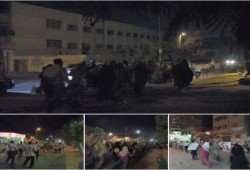 مسيرة ليلية بحلوان تنديدا بالأحكام الهزلية بحق الرئيس محمد مرسى