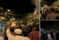 الجيزة: مسيرة ليلية بالصف تنديدا بأحكام القضاء الجائرة