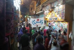 مسيرة ليلية بمنيا القمح رفضاً لأحكام قضاء الانقلاب الجائرة