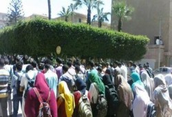 بالصور ..  طلاب جامعة الإسكندرية ينتفضون تنديداً باستشهاد "انس المهدي"وإعدامات "عرب شركس"