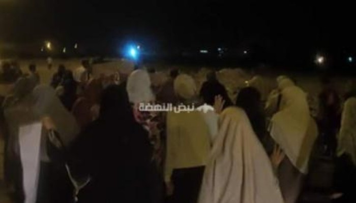 ثوار اكتوبر يصلون الغائب على شهداء عرب شركس