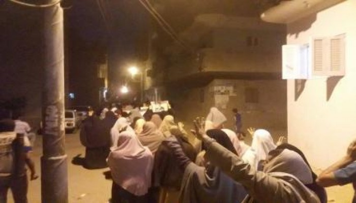 مسيرة ليلية لثوار ديرب نجم من أمام مسجد أبوالعز