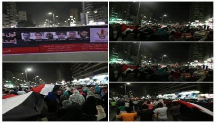 مسيرة ليلية بمدينة نصر تنديدا بإعدام أبرياء "عرب شركس"