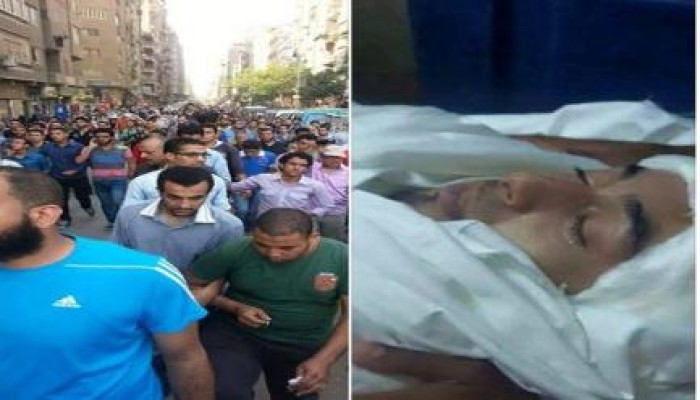 الآلاف يشيعون جثمان الطالب إسلام عطيتو.. وهتافات غاضبة للطلبة