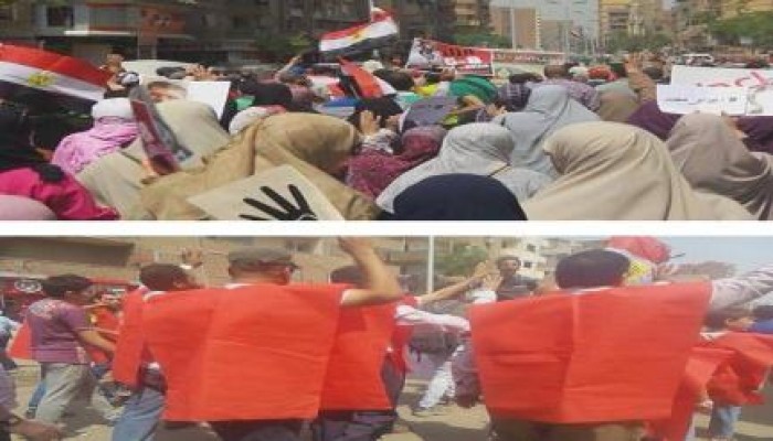 مسيرة حاشدة لثوار المعادي "بزي الإعدام" في جمعة "خد حقك"