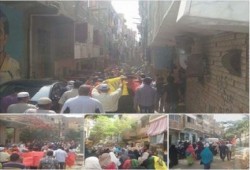 فيديو.. ثوار حلوان: قولي يا باشا.. قولى يا بيه.. اللى اتعدموا اتعدموا ليه