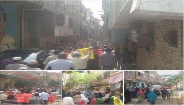 فيديو.. ثوار حلوان: قولي يا باشا.. قولى يا بيه.. اللى اتعدموا اتعدموا ليه