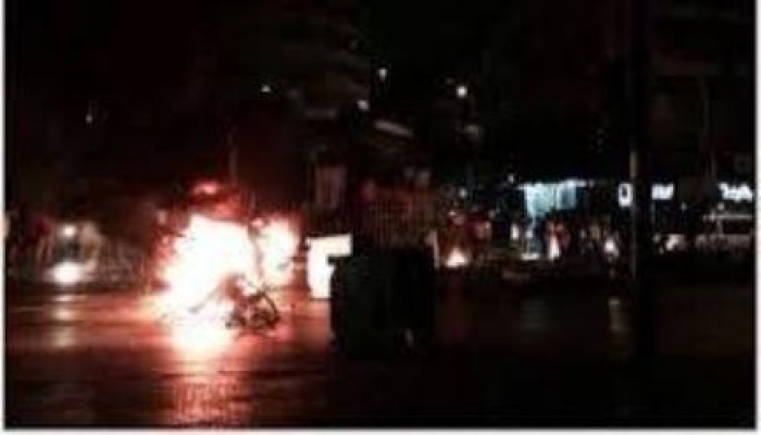 مجهولون يقطعون طريق القاهرة ...بنى سويف الزراعى تنديداً باستمرار حصار الميمون