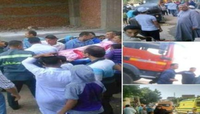 حريق بمستشفي الشفاء التخصصي ببنى سويف