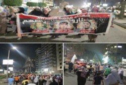 مسيرة ليلية مناهضة للانقلاب ومنددة بأحكام الإعدام بمدينة نصر