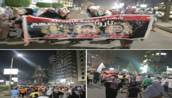 مسيرة ليلية مناهضة للانقلاب ومنددة بأحكام الإعدام بمدينة نصر