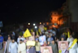 كفر الشيخ: مسيرة ليلية ببلطيم فى أسبوع "حد حقك"