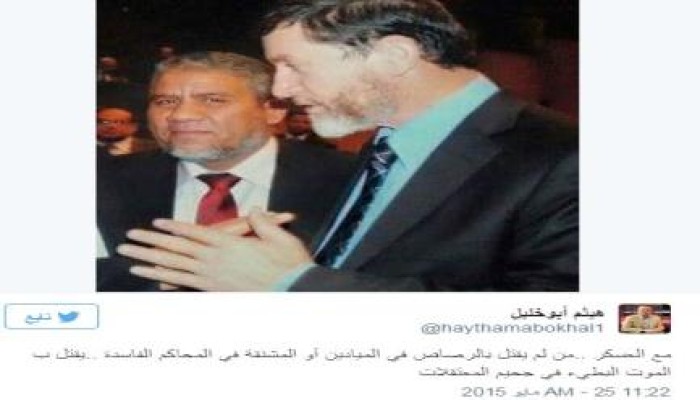 هيثم أبوخليل :مع العسكر من ليقتل بالميادين والمحاكم يقتل بالموت البطئْ بجحيم المعتقلات