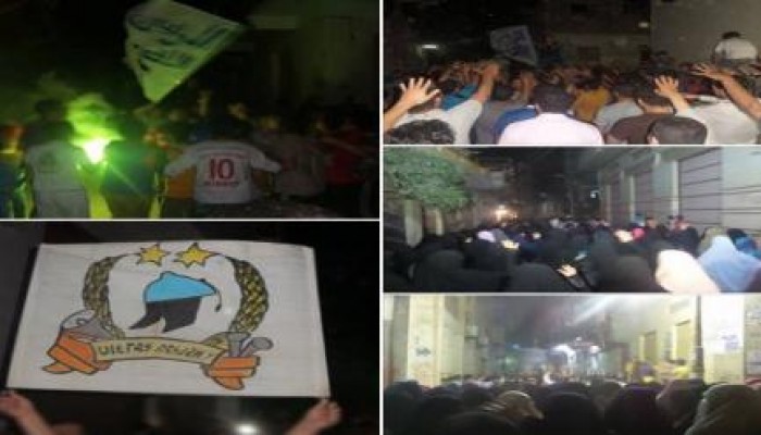 مسيرة حاشدة لثوار أبوكبير تندد بأحكام القضاء الجائرة