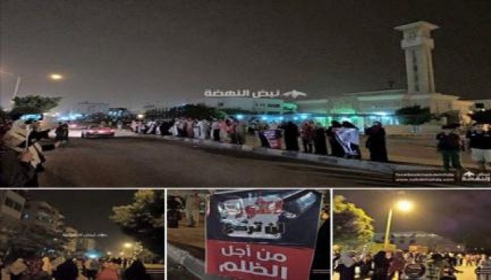 مسيرة ليلية بـ أكتوبر ضد حكم العسكر