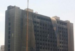 شركة تابعة للجيش تبدء هدم مبنى "الوطنى المنحل" السبت المقبل