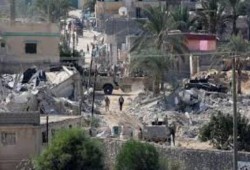 ميليشيات الانقلاب تعتقل 47 من أهالي سيناء وتدمر منزلين