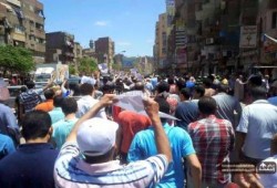 مسيرة حاشدة في الطالبية بالهرم رغم الحصار الأمني في #الصمود_طريق_النصر