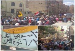 ثوار عزبة النخل يتصدون لاعتداءات الداخلية ويستكملون مسيرات #الصمود_طريق_النصر