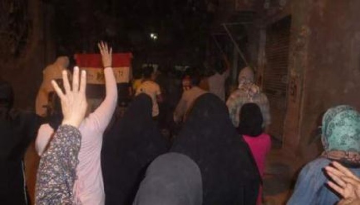 المنيا: مسيرة ليلية في بني مزار فى جمعة "الصود طريق النصر"