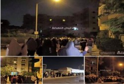 الجيزة‬: ثوار أكتوبر يتظاهرون رفضاً للانقلاب العسكرى