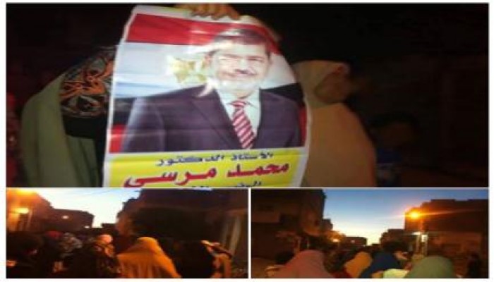 مسيرة حاشدة لطلاب ضد الانقلاب بالزرقا بدمياط