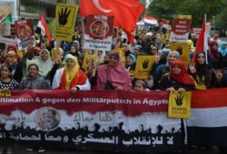 الجالية المصرية بألمانيا تحتشد لرفض زيارة السيسي