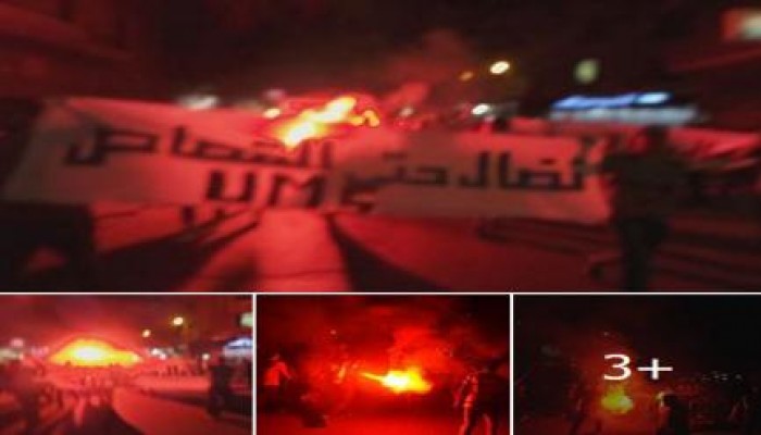 اولتراس مصر سياسي‬ يقتحم ميداني التحرير والنهضة