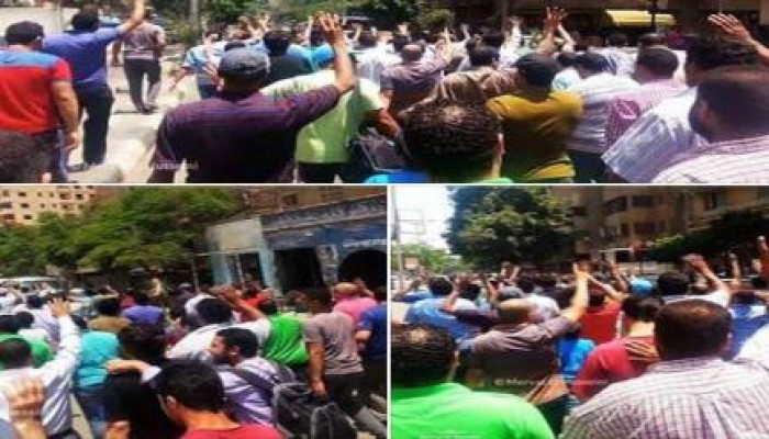 المهندسين مسيرة لرفض الانقلاب في جمعة"الثورة تطارد الانقلاب"