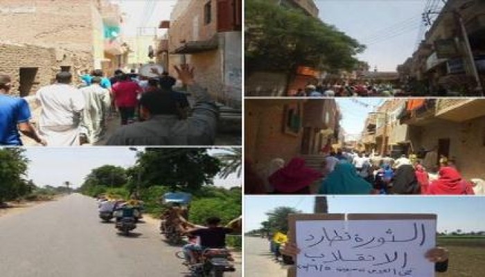 9 تظاهرات حاشدة ببنى سويف فى مستهل أسبوع " الثورة تطارد الانقلاب "