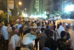 مسيرة ليلية بترسا بالجيزة رفضا لحكم العسكر