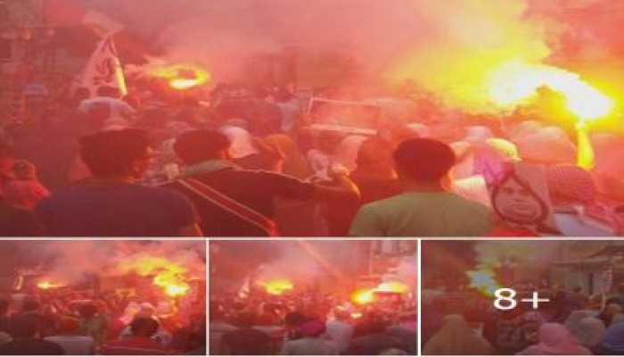 مسيرة لشباب ضد الانقلاب بالمعادى ضمن فعاليات "الثورة تطارد الانقلاب"