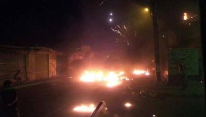 بالصور.. ثوار حوش عيسي يتصدون لرصاص أمن الانقلاب ويكملون مسيرتهم