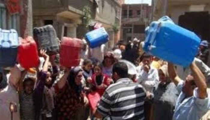 فى عهد الانقلاب: انقطاع متواصل لمياه الشرب بقرية سنديون وعدم استجابة مجلس قليوب
