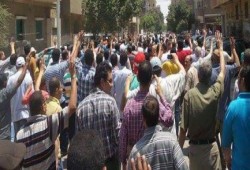 فعالية مفاجئة لثوار حلوان في جمعة "بسواعدنا نسترد ثورنا"