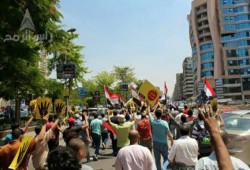 ثوار مدينة نصر "سنتك سودة يا سيسي"