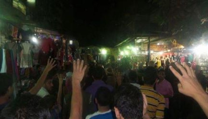 مسيرة ليلية مناهضة للانقلاب بحلوان