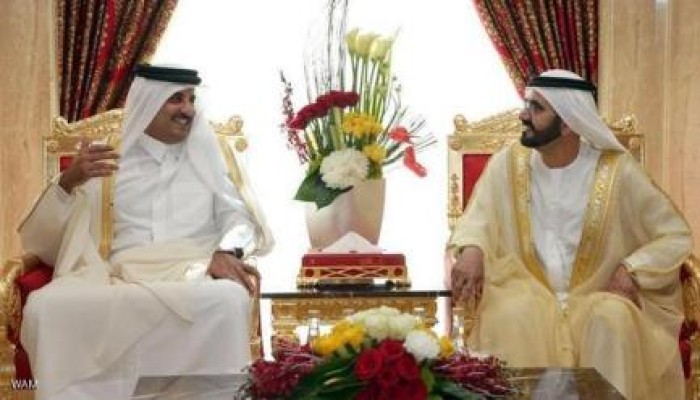 زيارة أمير قطر للإمارات ضربة موجعة لقائد الانقلاب الدموي