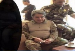 بالصور.. الممثل الانقلابي "محمود الجندي" يشارك مليشيا الحشد الشعب ذكرى مذبحة "سبايكر"