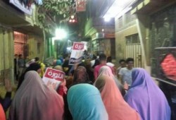 القليوبية : مسيرة حاشدة لثوار شبرا الخيمة من " عرابي "