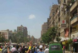 مسيرة حاشدة بالمطرية في جمعة "صوموا تنتصروا"