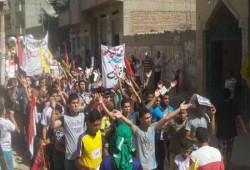 مسيرة حاشدة لثوار القرين  يالشرقية " صوموا تنتصروا"