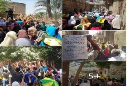 7 تظاهرات ببني سويف في جمعة  " صوموا تنتصروا "