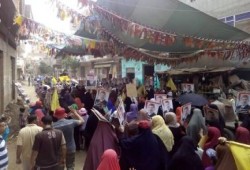 مسيرة حاشدة بالعدوة ضد الانقلاب (صوموا تنتصروا)