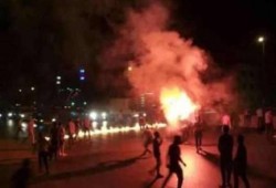 مجهولون يقطعون الطريق الدائري بمنشية البكاري في الجيزة