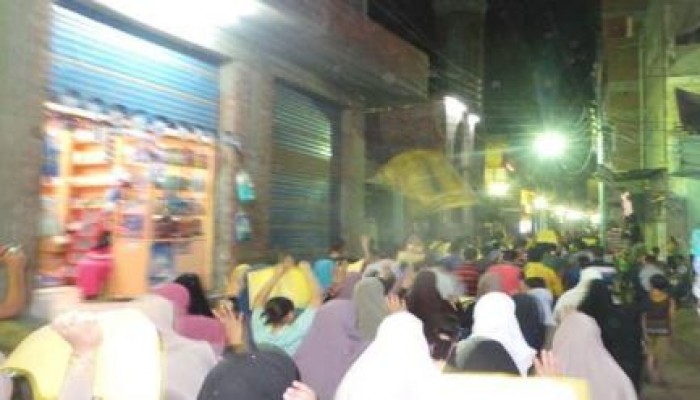 الدقهلية: مظاهرة ليلية بـ "منية سندوب" فى جمعة "صوموا تنتصروا"