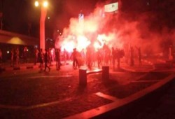 تظاهرة تقتحم ميدان عبد المنعم رياض