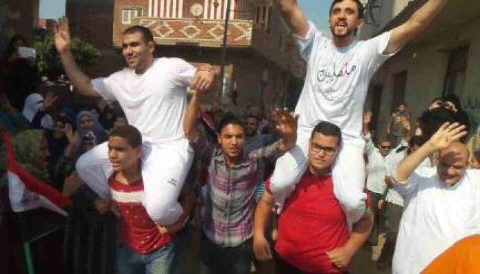 حراك في بلطيم.. والإبراهيمية تستقبل مفرجًا عنهم بهتافات الصمود