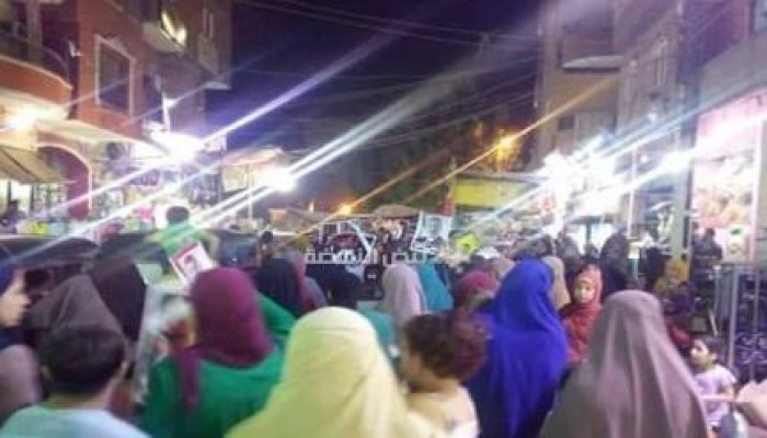 مسيرة ومنصة بكرداسة تتحدى قوات أمن الانقلاب